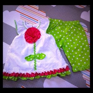 Rare Editions 9mth top and pants